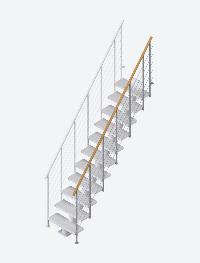 Extra staircase railing STYLE 6 White RAL 9016 Test123